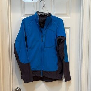 The North Face Blue and Black Lightweight Zip Jacket/ Summit Series